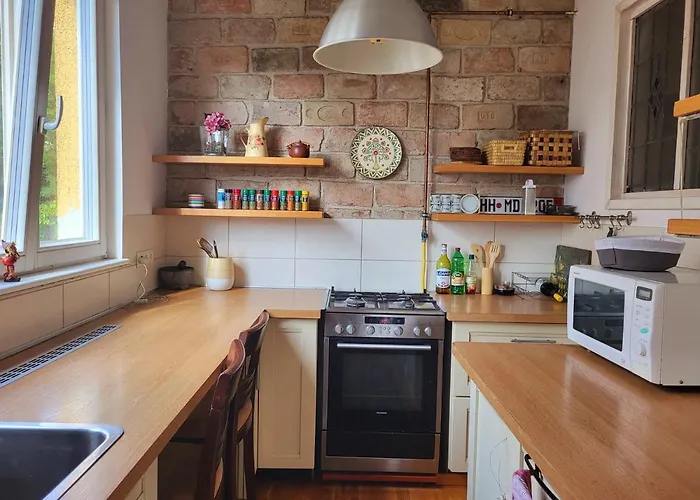Sunny Panorama Flat Near Castle With Balcony Apartment